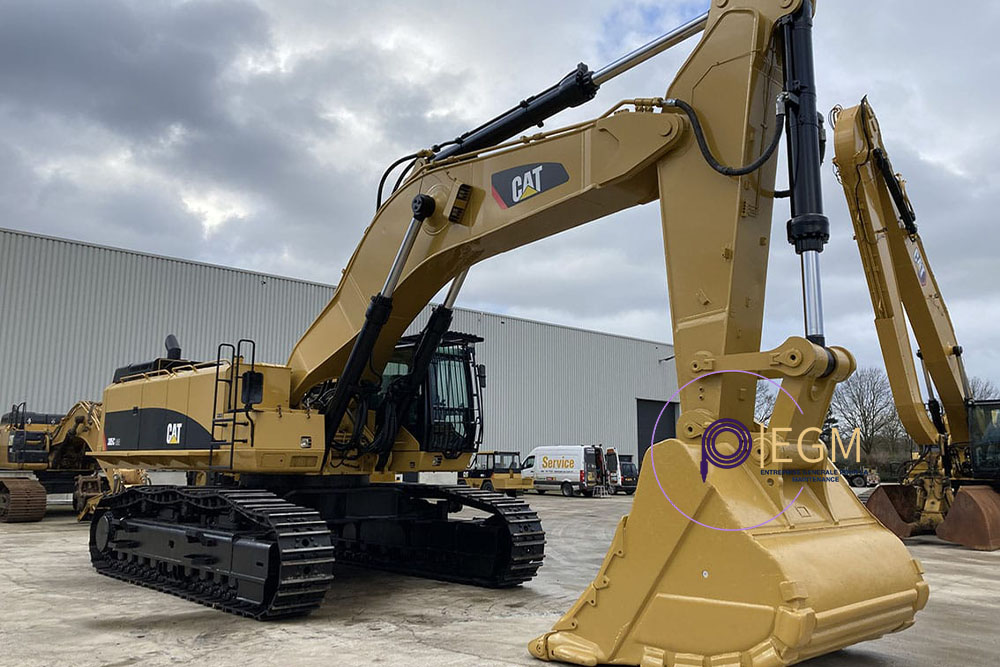 Pelle hydraulique sur chenilles pour travaux lourds