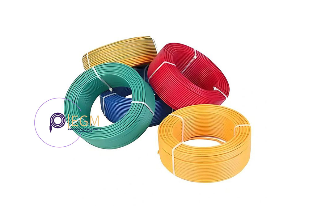 Gaine électrique flexible multicouleur 
