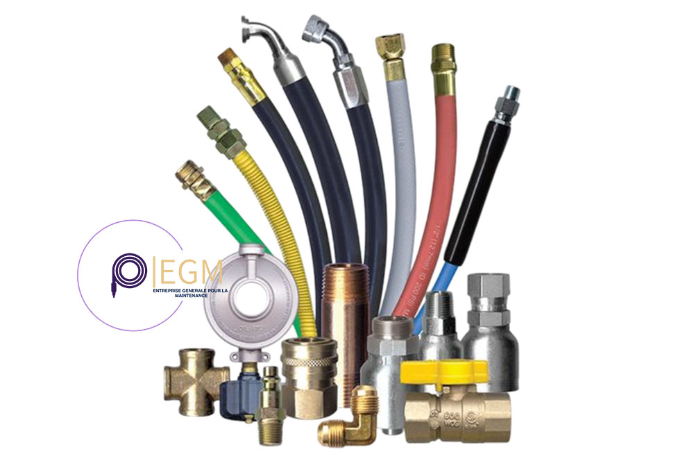 Kit complet de flexibles hydrauliques et raccords industriels